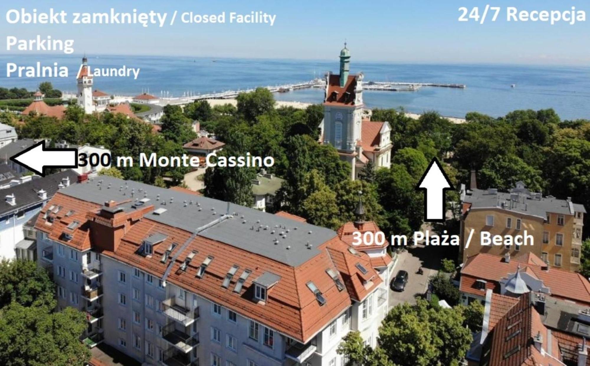 Sea & City 50 M Monte Casinno 100 M Beach Apartments Lux Zoppot Exterior foto